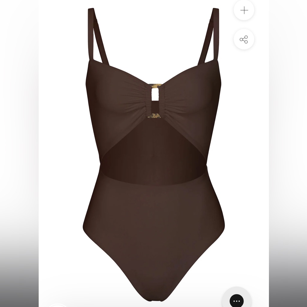 Nwt Anemos Brown One-Piece Swimsuit